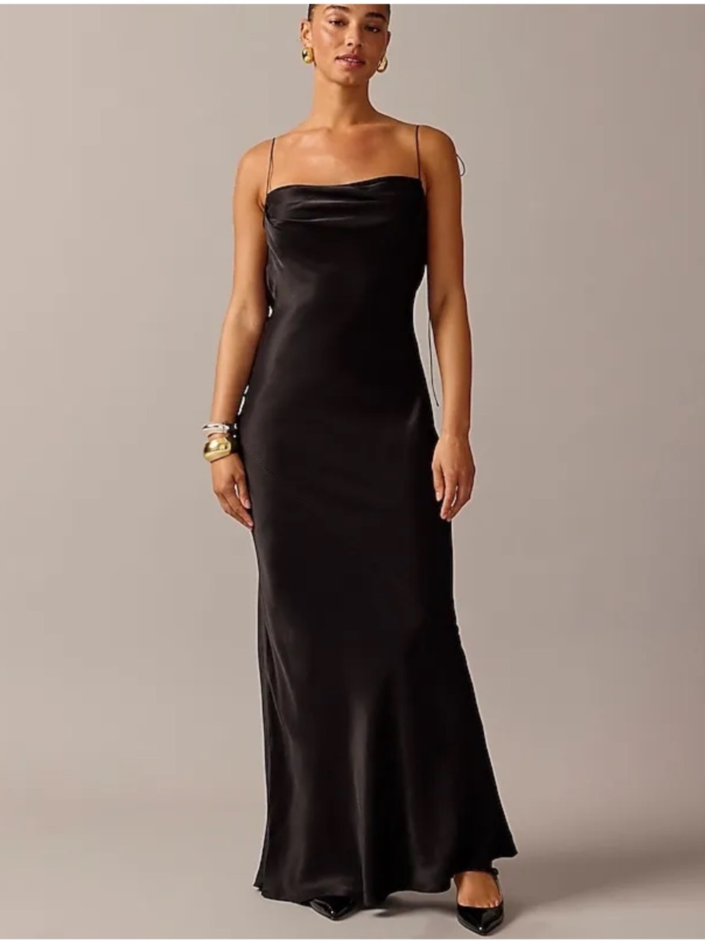 NWT, Anna October X J.Crew cowl cross-back dress